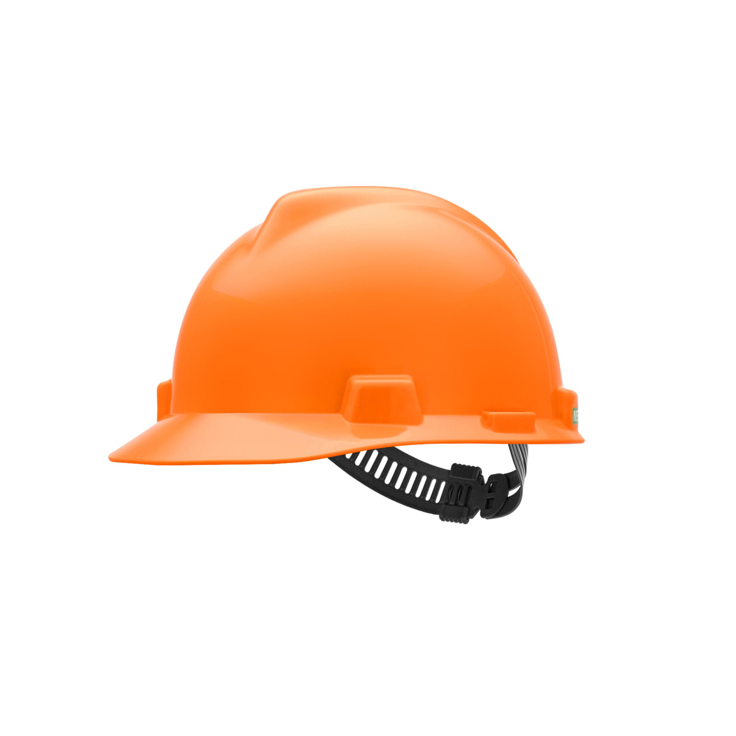 V-Gard Slotted Cap, Hi-Viz Orange, w/Staz-On Suspension